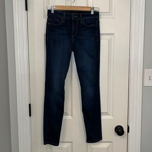 Joe’s Jeans Dark Wash Mid-Rise Skinny Ankle Jeans Sz 26 Denim‎ Classic Stretchy